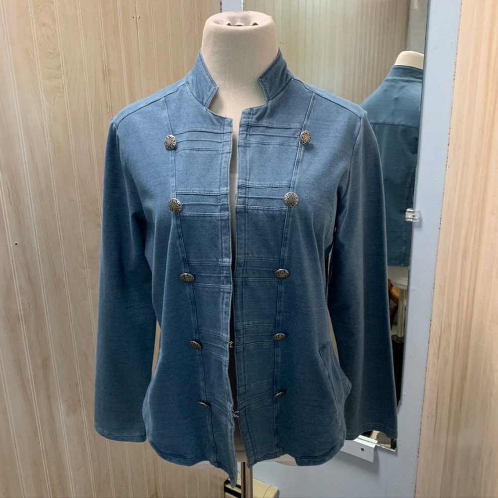 NWT - Neon Buddha Long Sleeve Denim Jacket